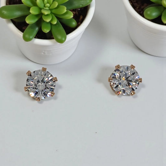 Gold Xuping Stud Earrings