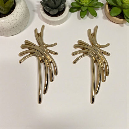 Gold Toned Earrings