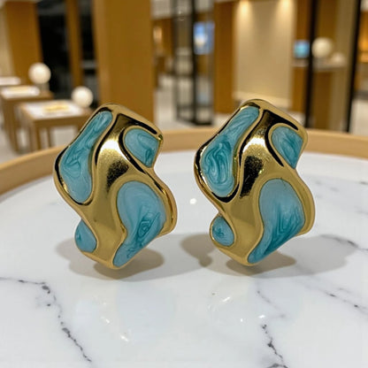 Modern Stud Earrings