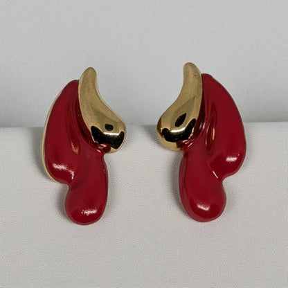 Modern Abstract Statement Earrings.