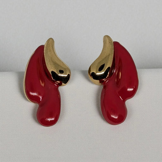 Modern Abstract Statement Earrings.