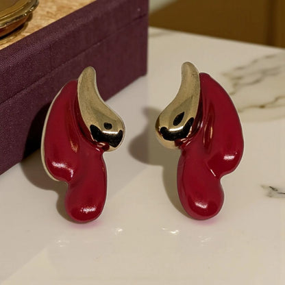 Modern Abstract Statement Earrings.