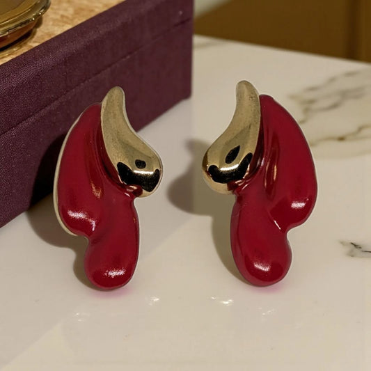 Modern Abstract Statement Earrings.