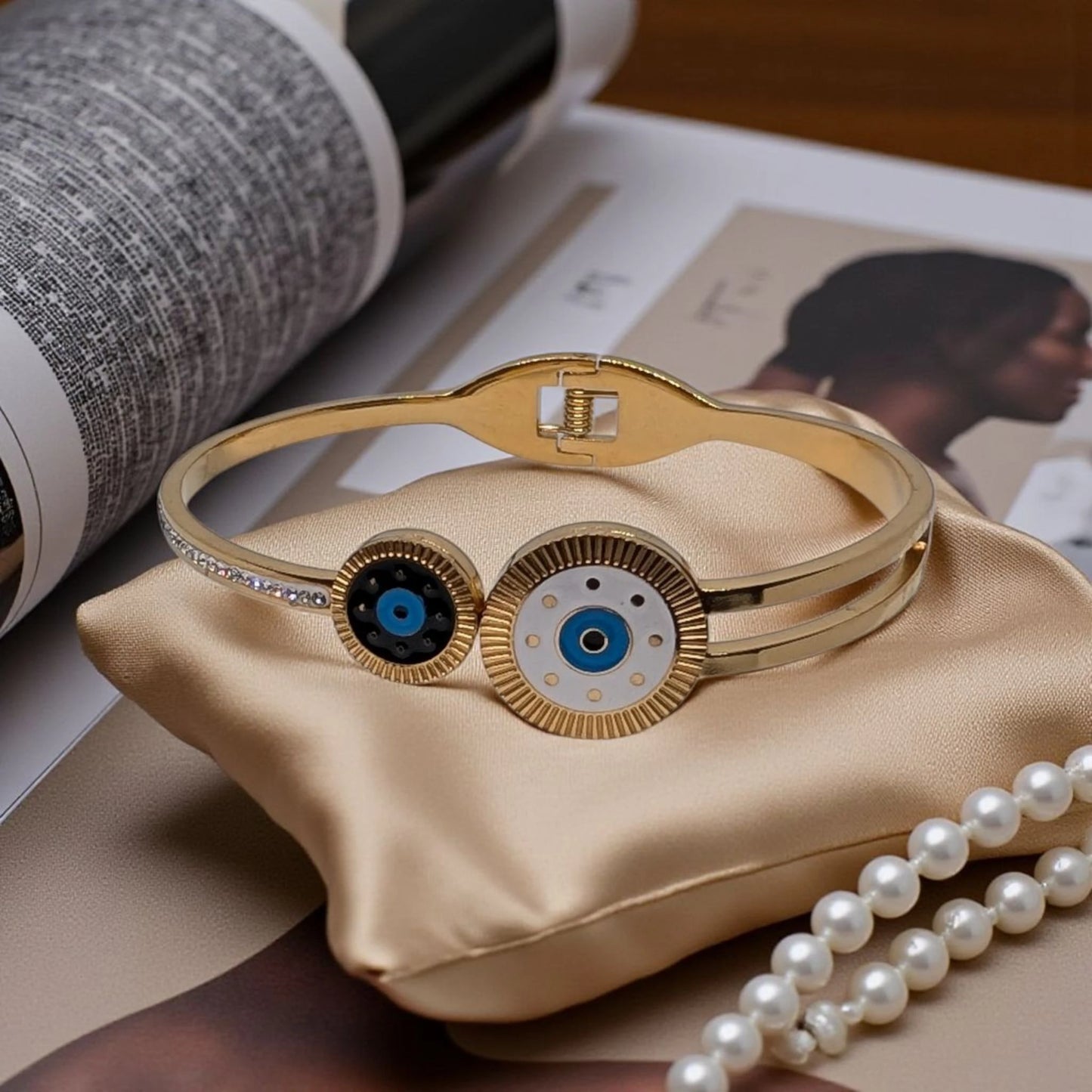 Evil Eye Stainless Steel Waterproof Bracelet