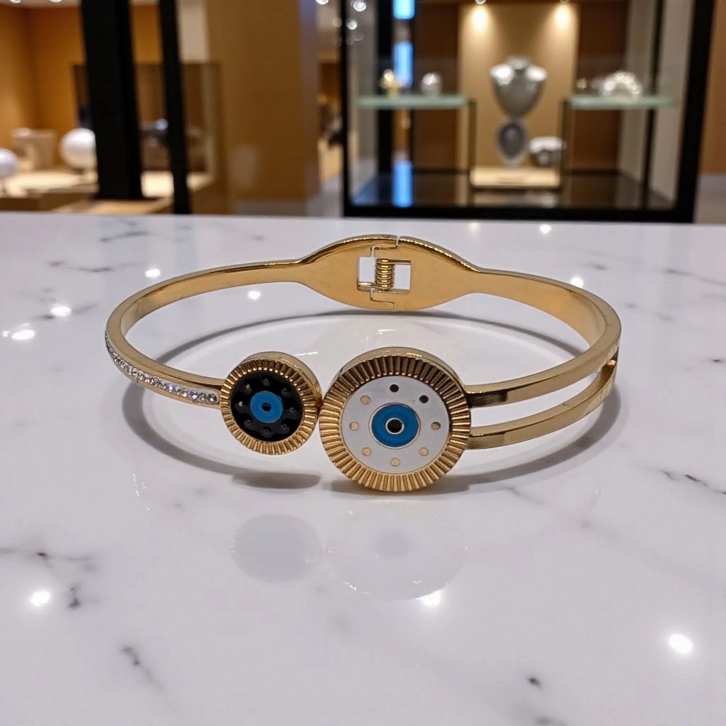 Evil Eye Stainless Steel Waterproof Bracelet