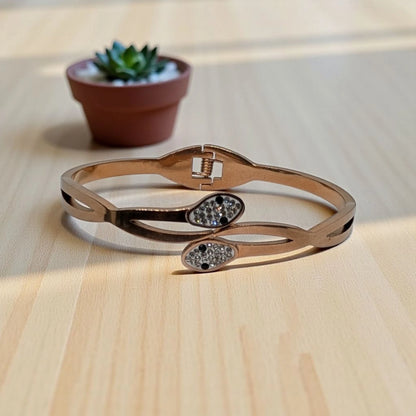 Rose Gold Snake Bracelet
