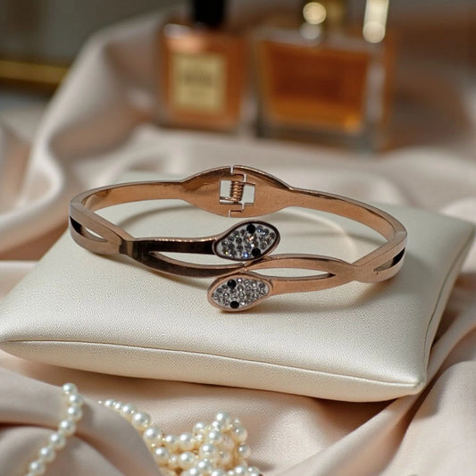 Rose Gold Snake Bracelet