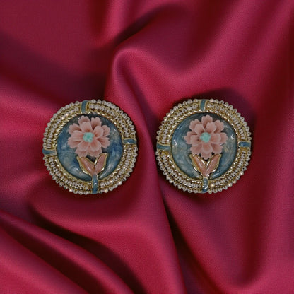 Vintage Flower Stud Earring